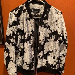 Floral Bomber Jacket